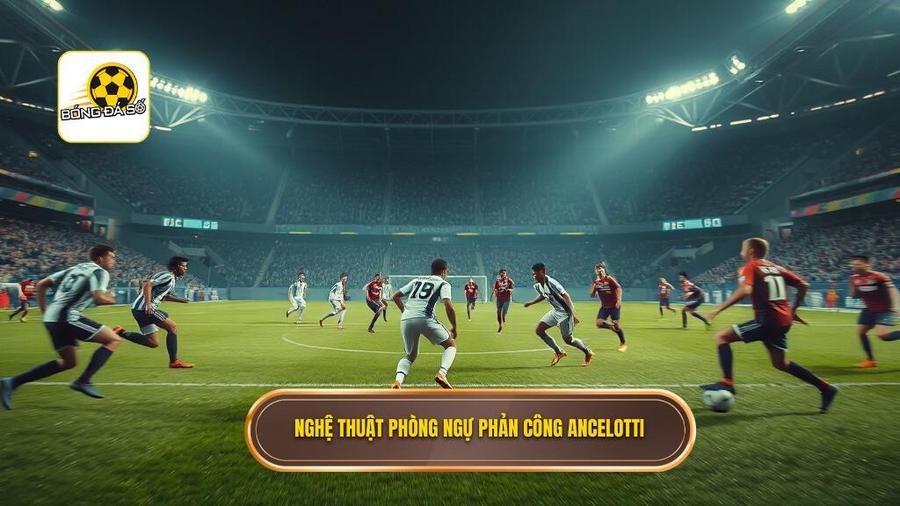 Nghệ thuật phòng ngự phản công Ancelotti
