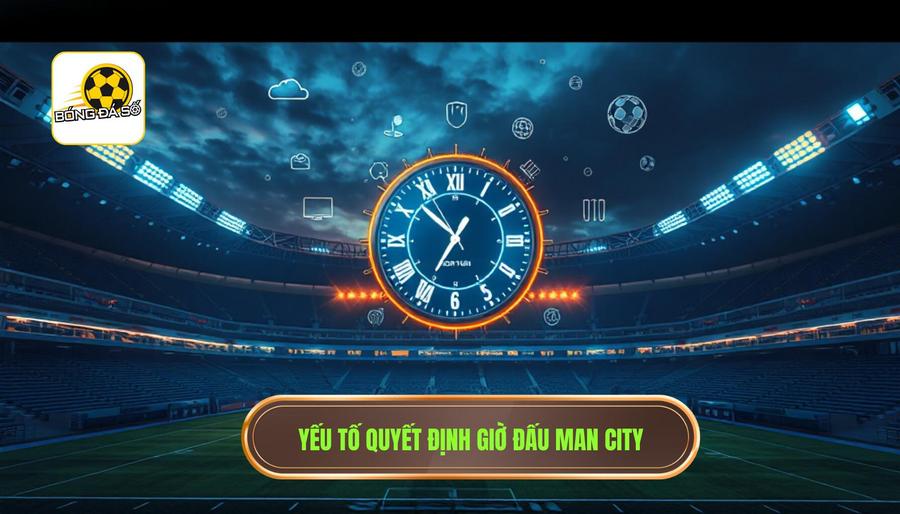 Các yếu tố ảnh hưởng đến giờ thi đấu của Man City